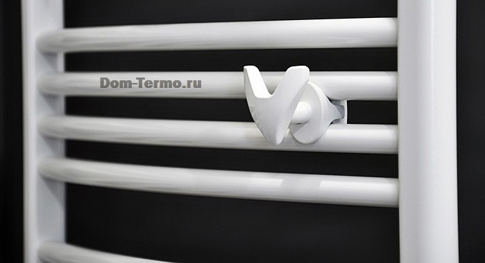 Крючок для полотенцесушителей TERMA серия VIP белый Крючок для полотенцесушителей TERMA серия VIP белый
