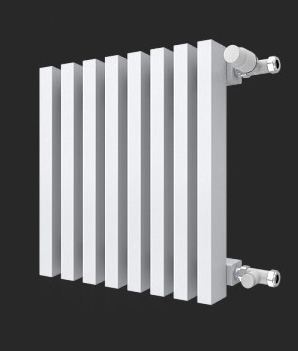 Стальные трубчатые радиаторы Quadrum 60 V-300 боковое подключение 1/2" основная палитра цветов