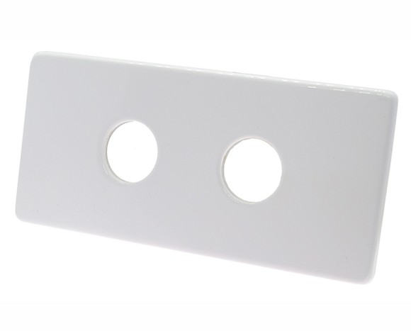 Двойная маскирующая розетка SCHLOSSER150/70 L50 (белый)* Двойная маскирующая розетка SCHLOSSER150/70 L50 (белый)*