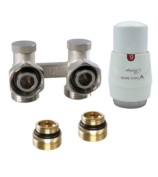 Комплект угловой VARIO TERM Premium 3/4 Евроконус с термоголовкой Prestige GS.02-06