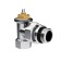 Набор термостатический угловой Royal Thermo Design 1/2" М30х1,5 Хром (выбор термостата)