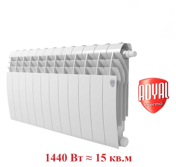 Биметаллический радиатор Радиатор Royal Thermo BiLiner 350 12 сек. VR80 нижнее 80 мм подключение (Bianco Traffico) Биметаллический радиатор Радиатор Royal Thermo BiLiner 350 12 сек. VR80 нижнее 80 мм подключение (Bianco Traffico)