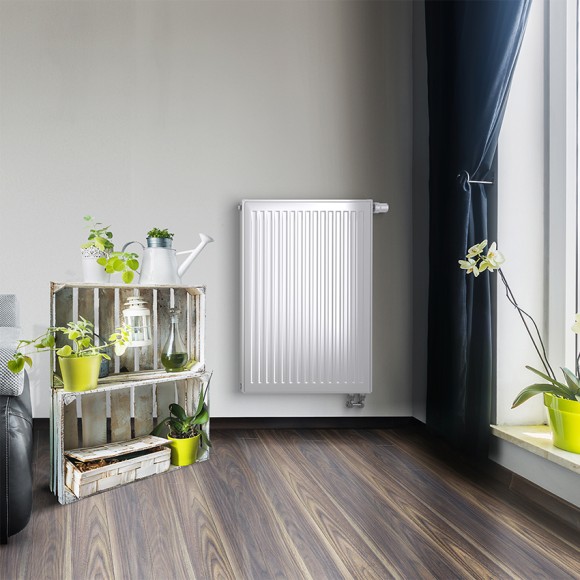 Радиатор стальной панельный Royal Thermo Ventil Compact VC33 - Серый Silver Satin 200 мм (нижнее подключение)