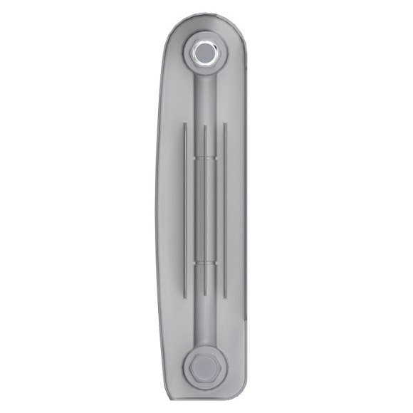 Биметаллический радиатор Royal Thermo Eclipse 300 10 сек. боковое подключение (серый)
