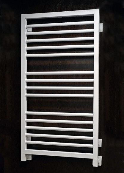 Приоритет PRIOFORM QUADRO-25 530x1000 (белый) водяной полотенцесушитель из нержавеющей стали