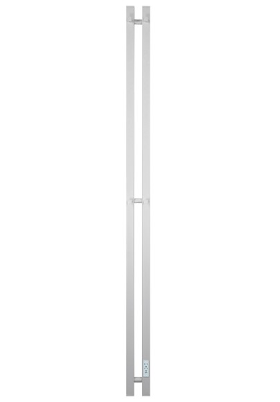 Белый электрический полотенцесушитель Primoclima Sol Q E White 90 мм 2 сек с крючками (выбор размера)