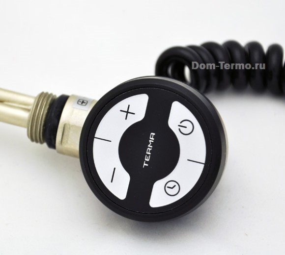 Электро ТЭН TERMA MOA 200-1000 Вт Черный RAL 9005
