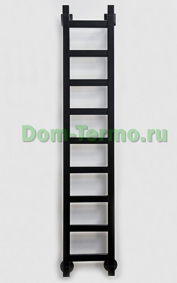Приоритет PRIOFORM QUADRO-Q1 430x1200 (черный) водяной полотенцесушитель из нержавеющей стали