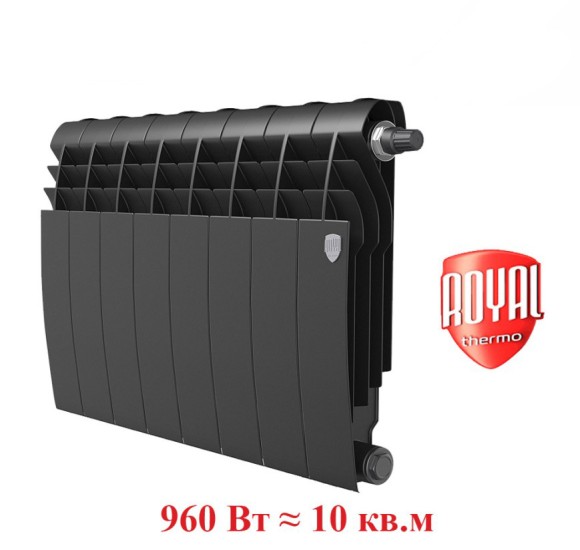 Биметаллический радиатор Радиатор Royal Thermo BiLiner 350 8 сек. VR80 нижнее 80 мм подключение (Noir Sable) Биметаллический радиатор Радиатор Royal Thermo BiLiner 350 8 сек. VR80 нижнее 80 мм подключение (Noir Sable)