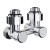 Узел нижнего подключения Royal Thermo Design 1/2"-3/4" Хром (угловой)*