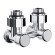 Узел нижнего подключения Royal Thermo Design 1/2"-3/4" Хром (угловой)*