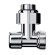 Узел нижнего подключения Royal Thermo Design 1/2"-3/4" Хром (угловой)*