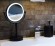 Wasserkraft K-1005BLACK Зеркало с LED-подсветкой двухстороннее, 3-х кратным увеличением (черный)