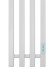 Белый электрический полотенцесушитель Primoclima Sol Q E White 210 мм 4 сек с крючками (выбор размера)