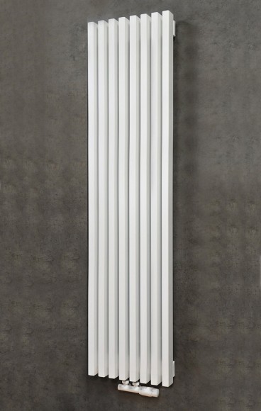 Радиатор стальной трубчатый Steel Hot (30-60) V 1750 - 8 сек. (НП центр, RAL 9016) 