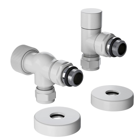 Набор термостатический осевой Royal Thermo Design Pro 15мм М30х1,5 (Белый)* Набор термостатический осевой Royal Thermo Design Pro 15мм М30х1,5 (Белый)*