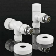 Набор термостатический осевой Royal Thermo Design Pro 15мм М30х1,5 (Белый)*