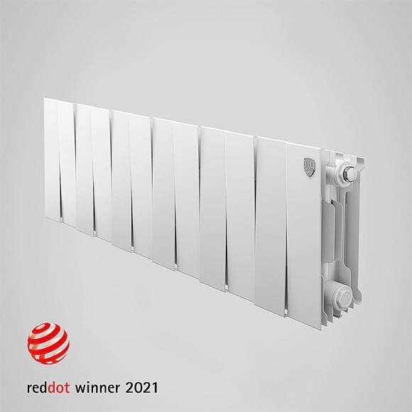 Биметаллический радиатор Royal Thermo PianoForte 200 12 сек. боковое подключение (Bianco Traffico)