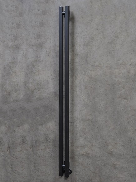 Приоритет PRIOFORM QUADRO-6 MINI 80x1500 (черный) водяной дизайн радиатор из нержавеющей стали