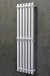 Белый электрический полотенцесушитель Primoclima Sol Q E White 330 х 1200 мм 6 сек с крючками