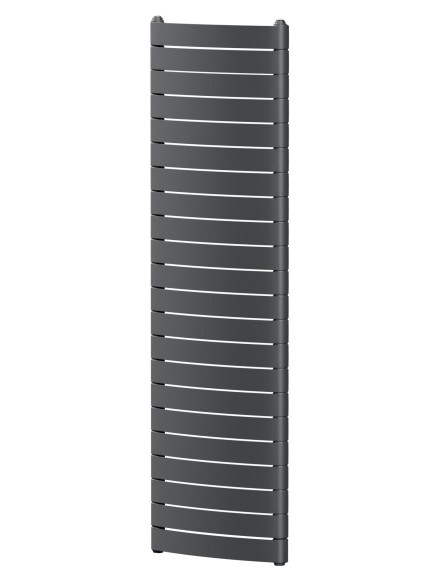 Вертикальный биметаллический дизайн радиатор RIFAR Convex 500 22 сек. нижнее подключение (титан)