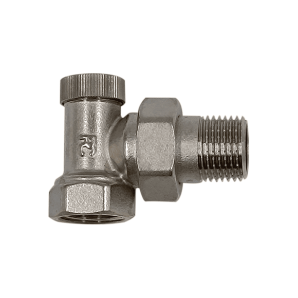 Запорный клапан Primoclima Armature угловой 1/2" (никель)