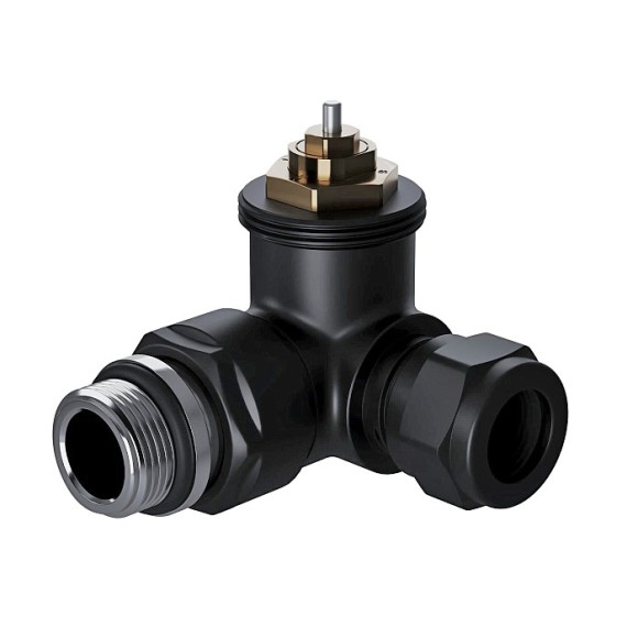 Набор термостатический трехосевой Royal Thermo Design Pro 15мм М30х1,5 (Черный)*