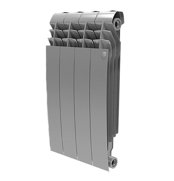 Биметаллический радиатор Радиатор Royal Thermo BiLiner 500 4 сек. боковое подключение (Silver Satin)*
