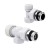 Набор термостатический осевой Royal Thermo Design 1/2" М30х1,5 (Белый)*