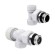 Набор термостатический осевой Royal Thermo Design 1/2" М30х1,5 (Белый)*