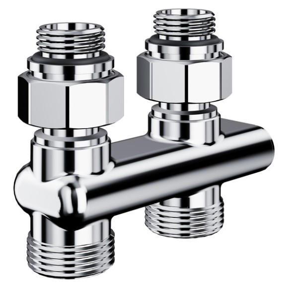 Узел нижнего подключения перекрестный Royal Thermo Design прямой 1/2"х3/4" EK (хром) Узел нижнего подключения перекрестный Royal Thermo Design прямой 1/2"х3/4" EK (хром)