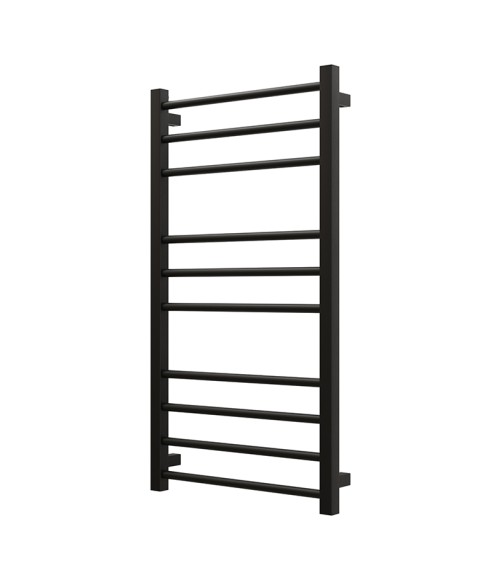 Grota EcoClassic 480х900 (черный матовый) водяной полотенцесушитель из нержавеющей стали
