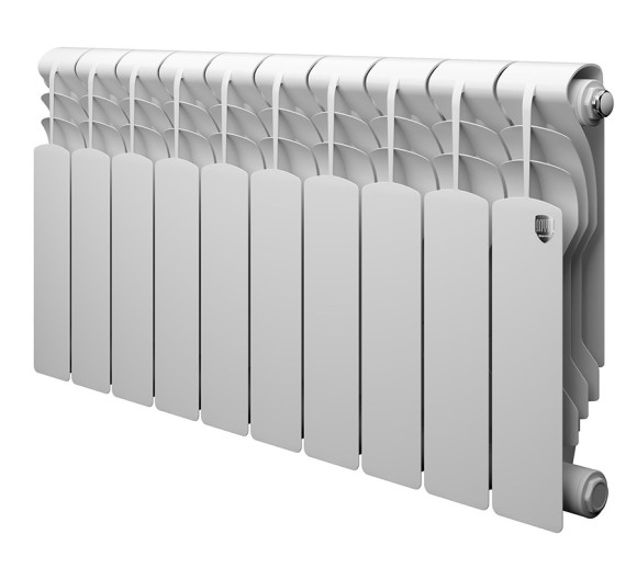 Биметаллический радиатор Радиатор Royal Thermo Revolution Bimetall 350 10 сек. боковое подключение (Белый)