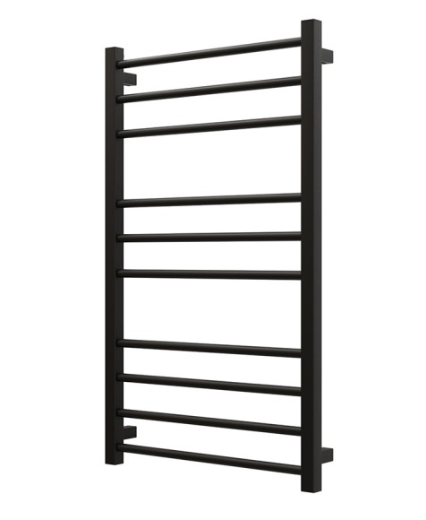 Grota EcoClassic 530х900 (черный матовый) водяной полотенцесушитель из нержавеющей стали