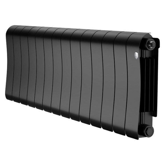 Биметаллический радиатор Royal Thermo Infinity 300 14 сек. боковое подключение (Noir Sable)