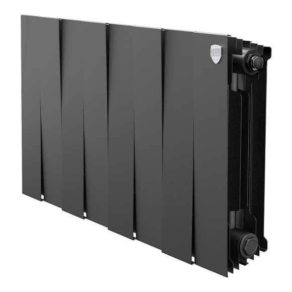 Биметаллический радиатор Royal Thermo PianoForte 300 8 сек. боковое подключение (Noir Sable) Биметаллический радиатор Royal Thermo PianoForte 300 8 сек. боковое подключение (Noir Sable)