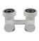Узел подключения проходной G 3/4 x 3/4 D=50 MM EURO KONUS (Выбор цвета)