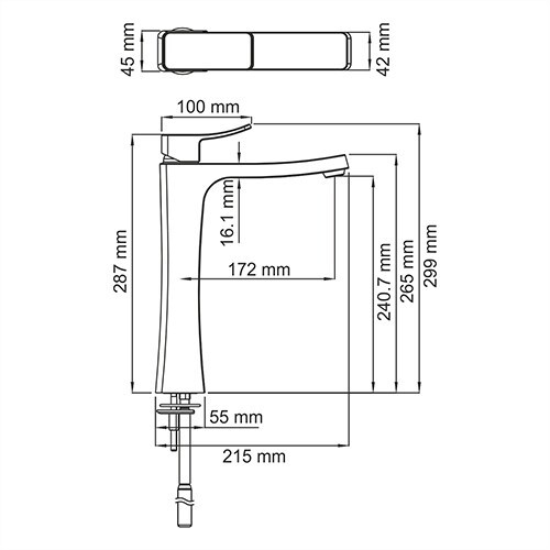 Wasserkraft Aller 1063H Смеситель для умывальника (хром) Wasserkraft Aller 1063H Смеситель для умывальника (хром)