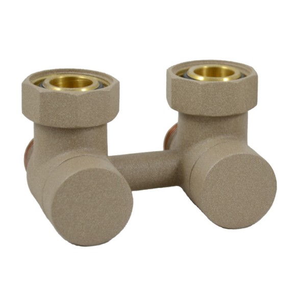 Узел подключения угловой G 3/4 x 3/4 D=50 MM EURO KONUS (выбор цвета)