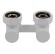 Узел подключения угловой G 3/4 x 3/4 D=50 MM EURO KONUS (выбор цвета)