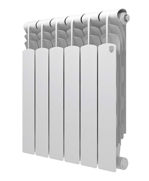 Биметаллический радиатор Радиатор Royal Thermo Revolution Bimetall 500 6 сек. боковое подключение (Белый) Биметаллический радиатор Радиатор Royal Thermo Revolution Bimetall 500 6 сек. боковое подключение (Белый)