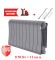 Биметаллический радиатор Royal Thermo Infinity 300 10 сек. боковое подключение (Silver Satin)