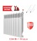 Биметаллический радиатор Радиатор Royal Thermo Revolution Bimetall 500 8 сек. боковое подключение (Белый)