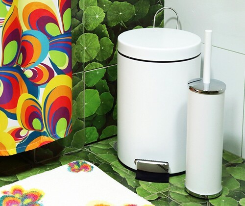 Wasserkraft K-1027WHITE Щетка для унитаза напольная (белый)