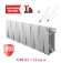 Биметаллический радиатор Royal Thermo PianoForte 200 12 сек. VR80 нижнее 80 мм подключение (Bianco Traffico)