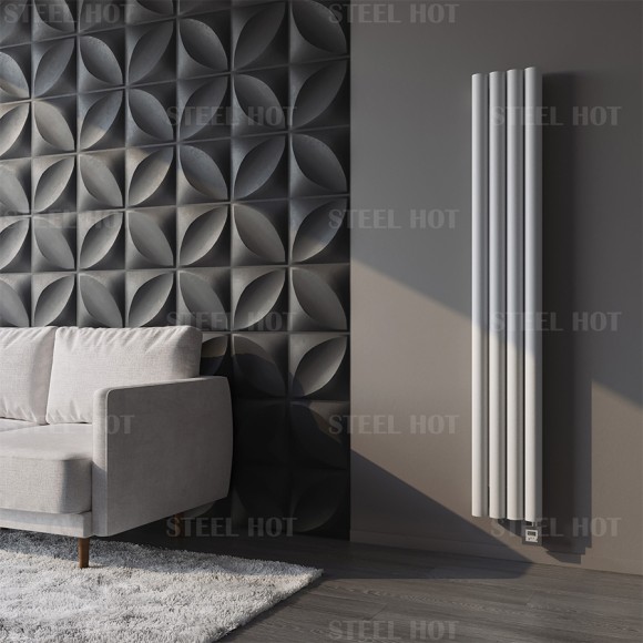 Steel Hot VE 1500 (76) электрический радиатор (выбор размера и цвета)