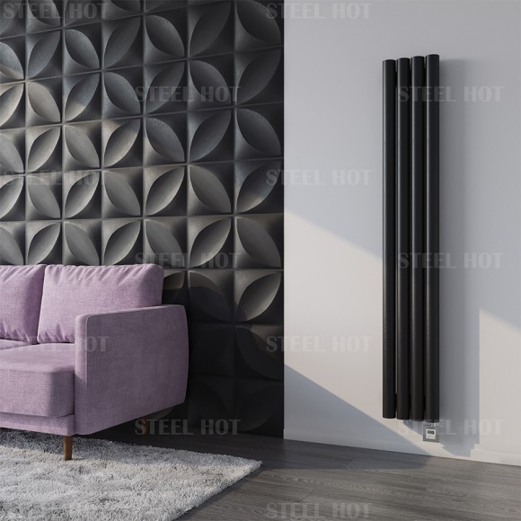 Steel Hot VE 1500 (76) электрический радиатор (выбор размера и цвета)