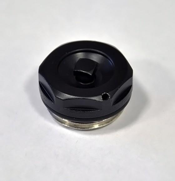 Кран Маевского НР 1/2" механический (цвет черный RAL9005) RetroStyle 