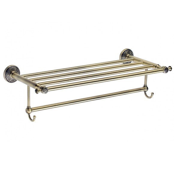 Полка для полотенец 60 см Savol S-005844C (цвет бронза)