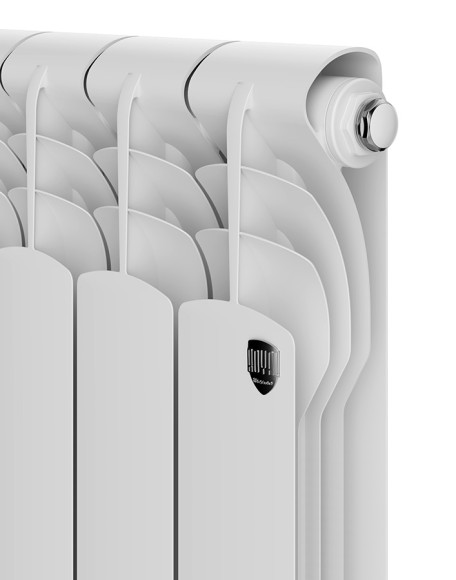 Биметаллический радиатор Радиатор Royal Thermo Revolution Bimetall 500 12 сек. боковое подключение (Белый)